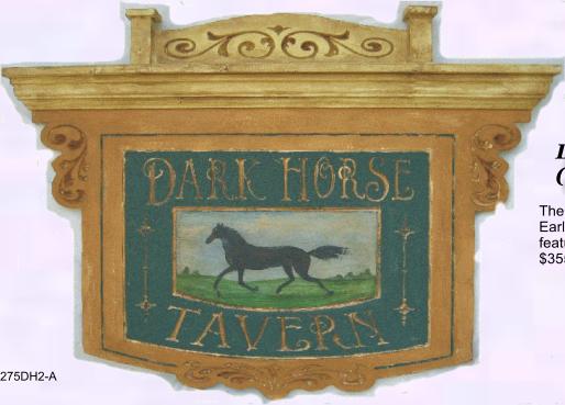 Vintage Pub signs with horses