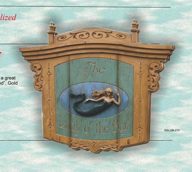 Mermaid vintage, rustic wall decor, vintage pub signs